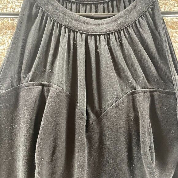 Torrid Shirt Womens 0 Black Tank Top Casual Pullover Preppy Plus Rayon Nylon - Picture 3 of 11